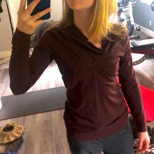 Burnt brownish-reddish long sleeve from REI